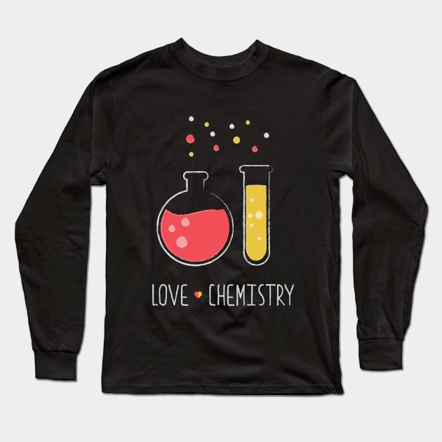 Love Chemistry Long Sleeve T-Shirt by kreativesrk